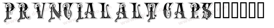 PR Uncial Alt Caps字体转换